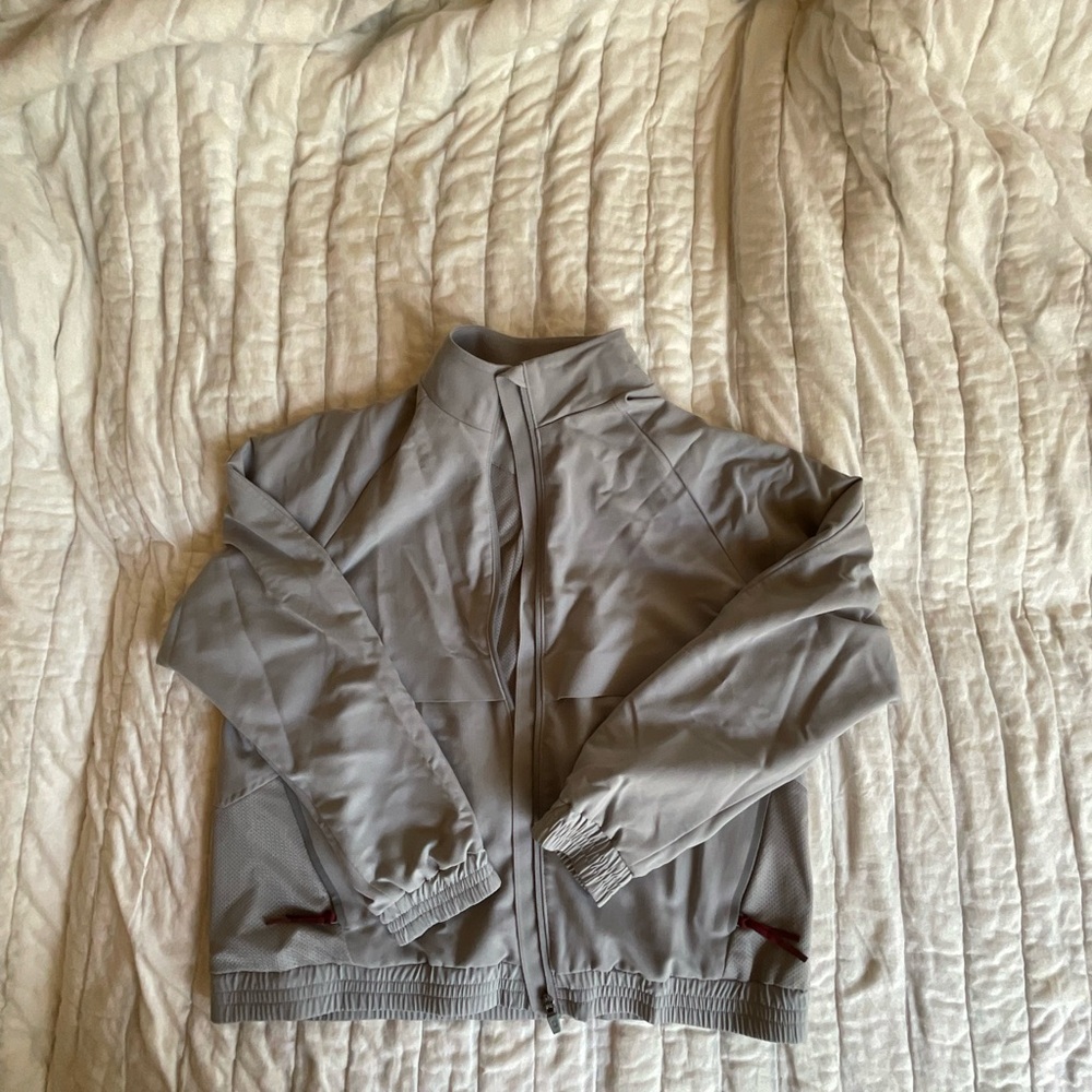 Figs Sydney Scrub Jacket cement